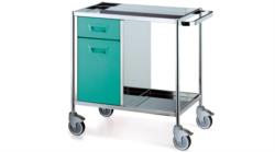 TROLLEY WITH ONE DOOR AND ONE DRAWER 